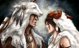  connor_and_san_by_eolianus